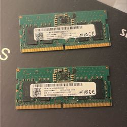 16Gbs of DDR5 5600Mhz SODIMM Memory