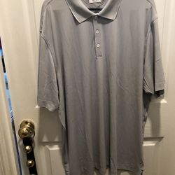 New Mens Adidas Adipure Spring Gray Polo Short Sleeve 2xl