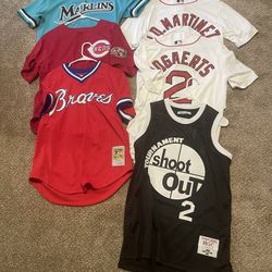 Jerseys Basketball, Baseball, Movie Themed.