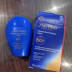 New Shiseido Ultimate Sun Protector Lotion SPF 60 + (1.7 oz.)