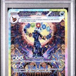 Pokemon Umbreon ex PSA 10 SV8a Terastal Fest ex SAR Holo 217/187 2025