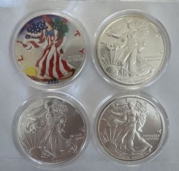 American Eagle Coins 1oz Pure Silver 