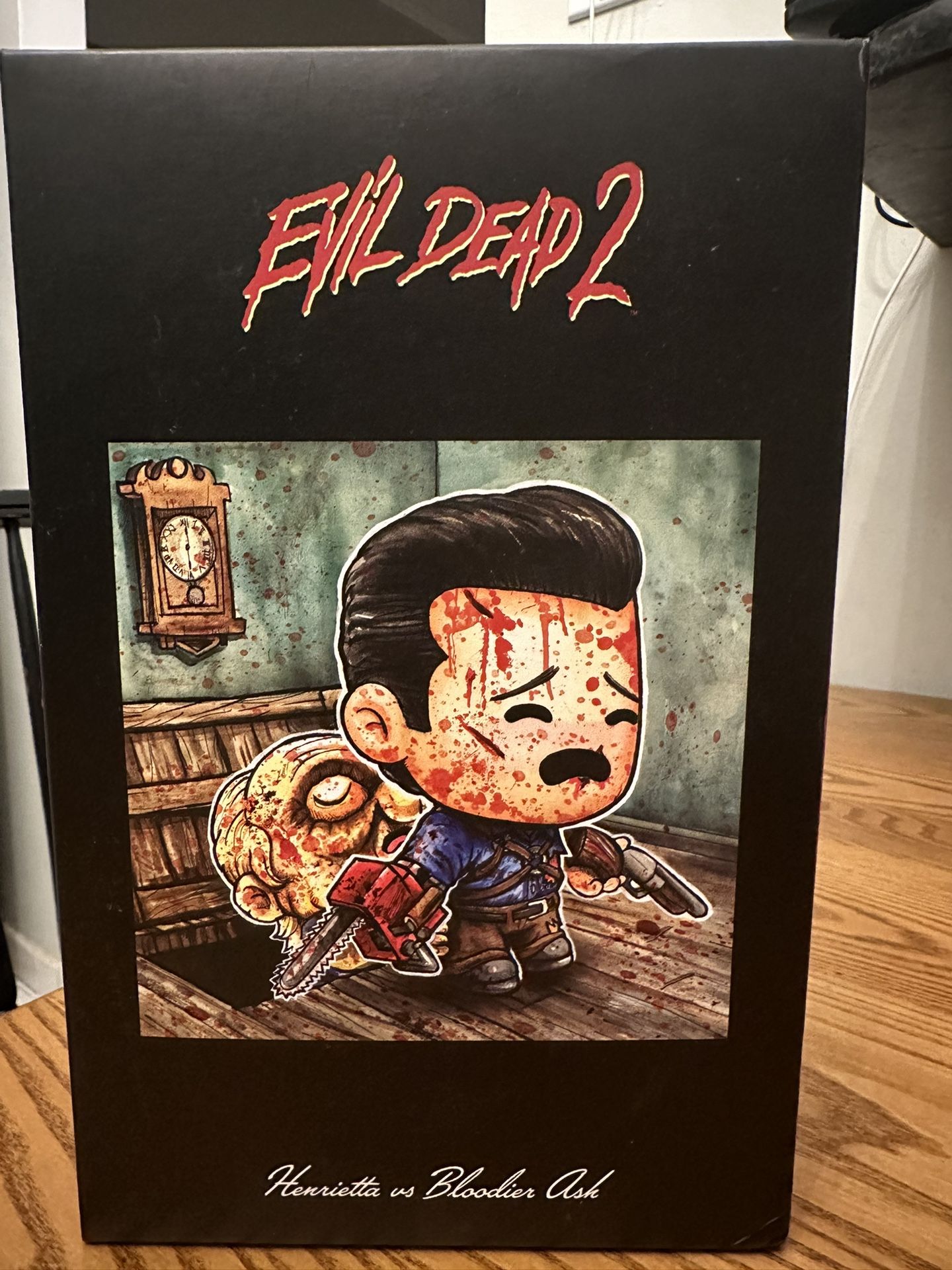 EVIL DEAD 2 Henrietta vs Ash Lootcrate Exclusive Diorama Blood Splatter Version