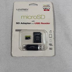 Unirex MicroSD Adapter With and USB READER 