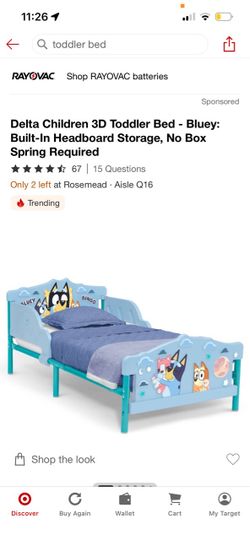 Delta Children Bluey 3D Toddler Bed