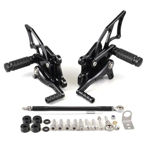 CNC Adjustable Rearset Footpegs for Kawasaki NINJA300/(contact info removed)-2017 2016 2015