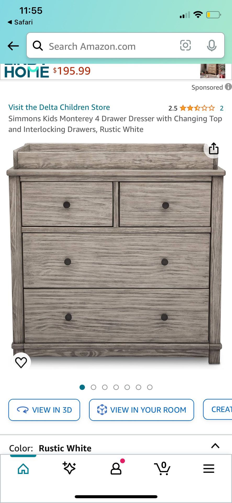 Diaper Changing Table / Dresser