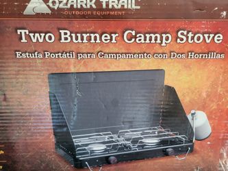 NEW Ozark Trail 2 Burner Propane Gas Camping Stove