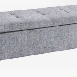 Ornavo Home Foldable Tufted Bench Storage Ottoman