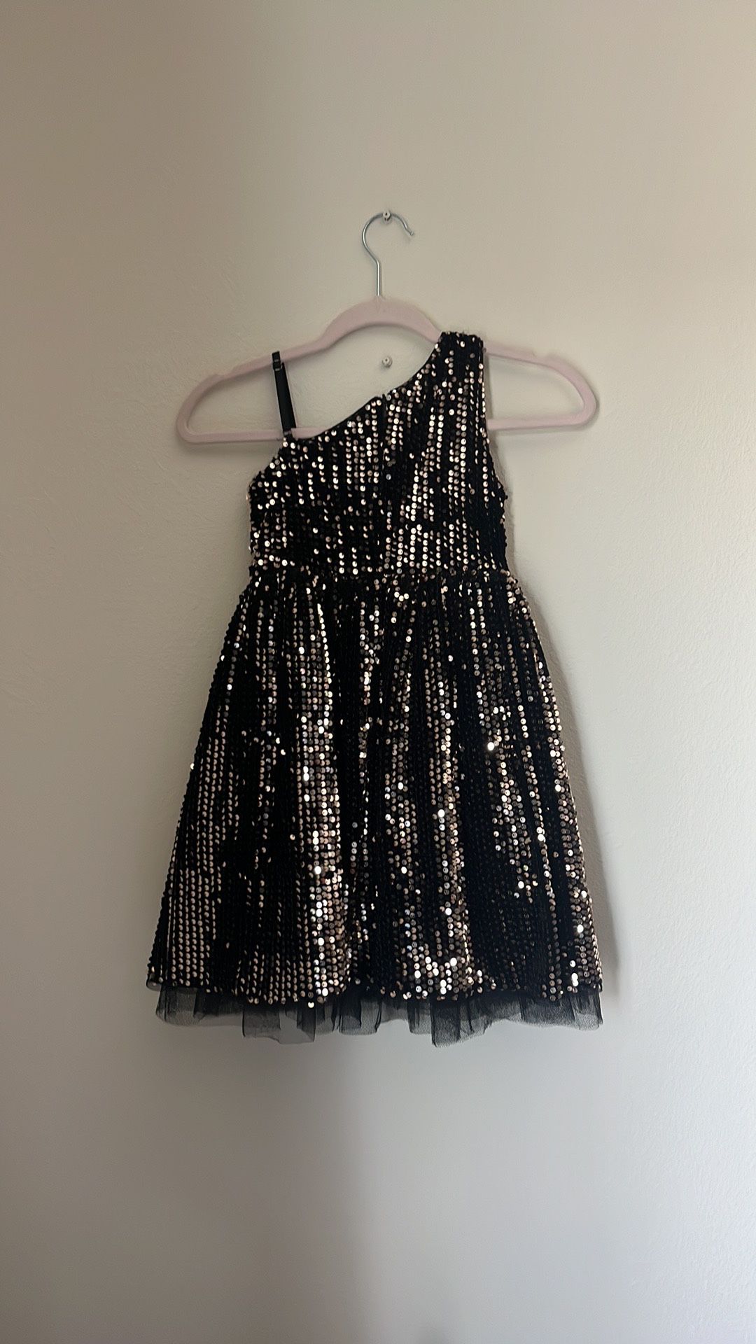 Size 6 Gold Sequined Dress