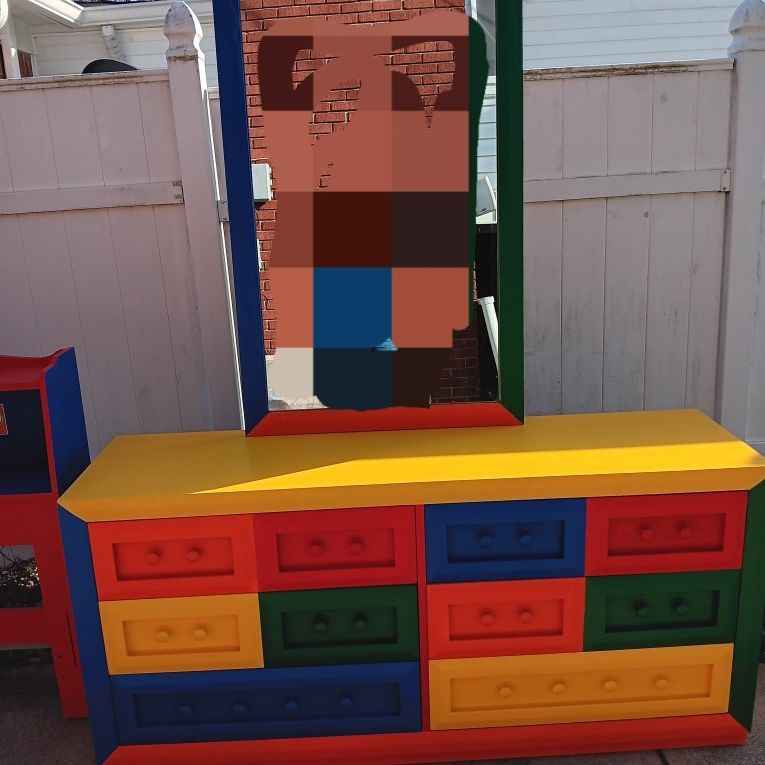 Lego themed Dresser Set