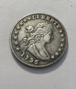 USA 1796 Draped Bust Quarter Modern Restrike Coin / Token