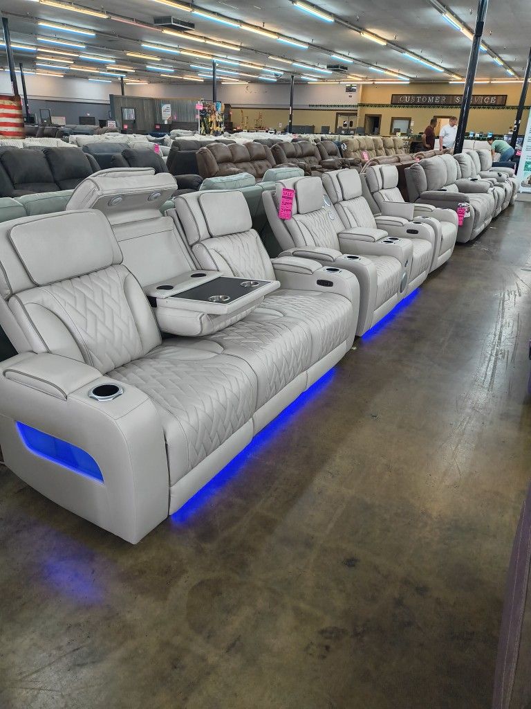 2025 Dubai Sofa, Loveseat, Recliner Luxury Set