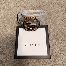 Unisex “GG” Supreme Pattern Designer Belt (110cm)