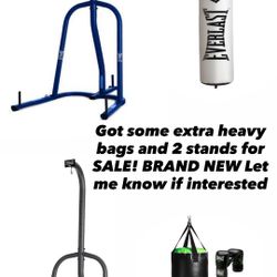 Blue Or black EVERLAST Boxing Punching Bag Stand