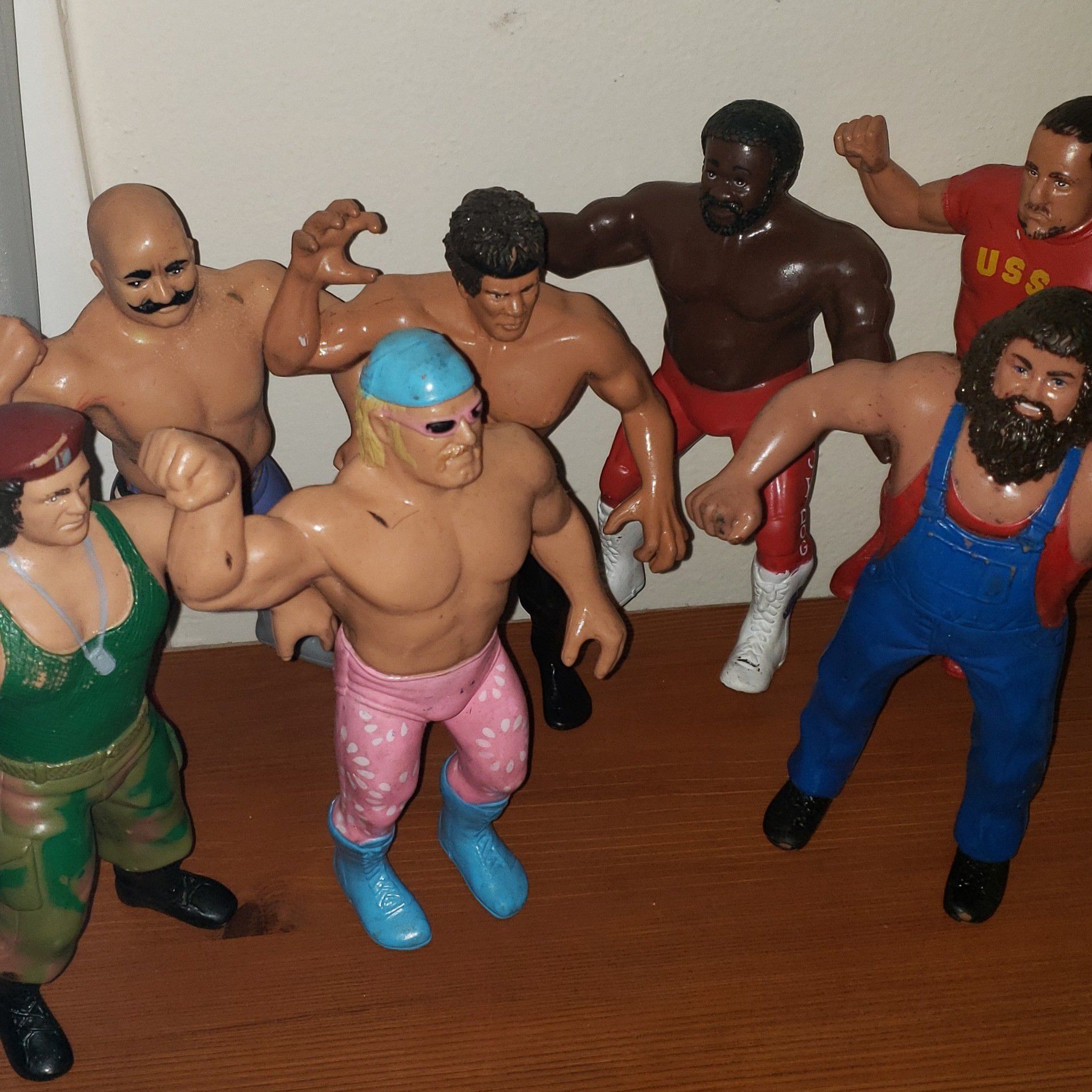 1980s LJN WWF figures for sale Hulk hogan Ultimate Warrior Different prices