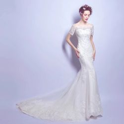 Custom wedding dress