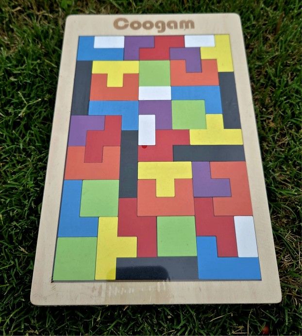 Wooden Tetris Puzzle Fun & Educational