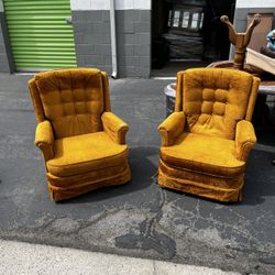 Vintage Rocking End Chairs