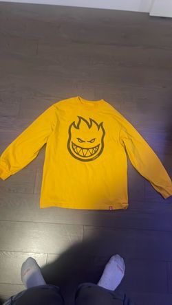 Spitfire shirt, long sleeve, yellow, size M