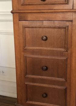 French Cabinet With Marble Top