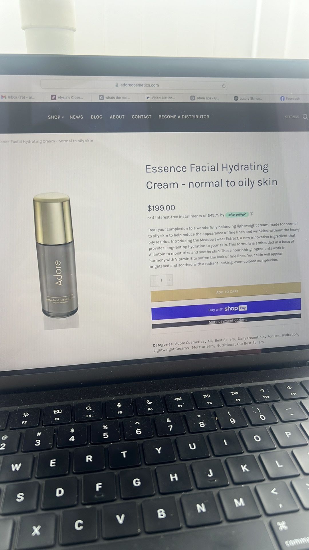 Essence Facial Hydration Cream