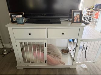 dog crate cabinet