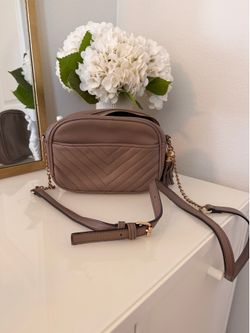 Small brown purse with strap $10