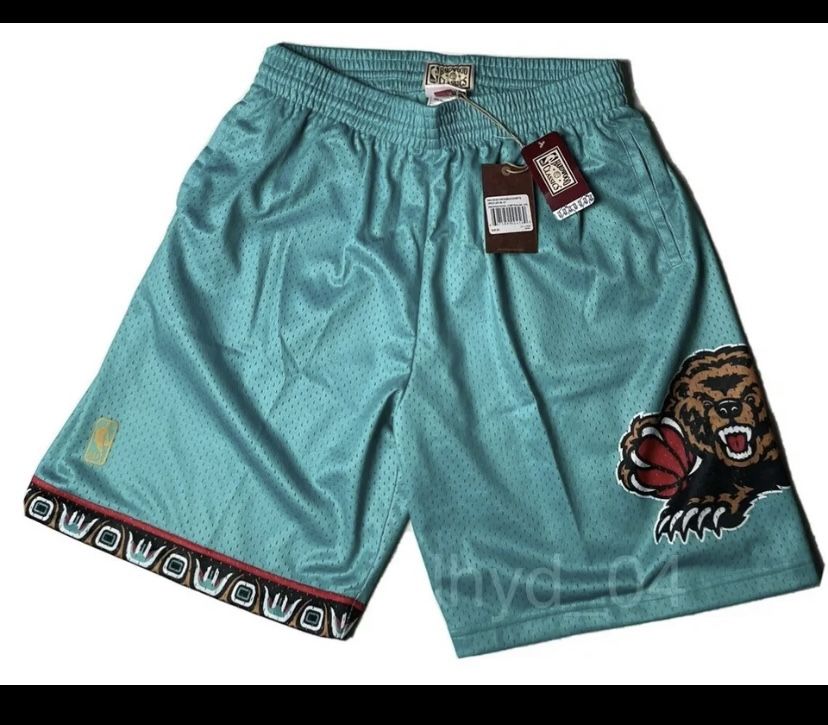 MITCHELL & NESS VANCOUVER GRIZZLIES SHORTS NWT SWINGMAN 96-97 TEAL NBA HWC