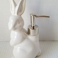 Threshold Ceramic Bunny Soap Dispensers NEW