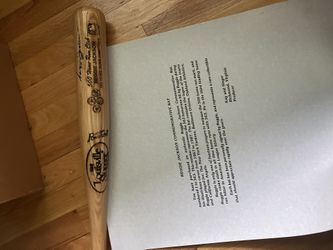 Autographed Reggie Jackson Bat (1989)