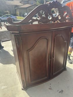 Armoire Dresser Antique Head Board Foot Board