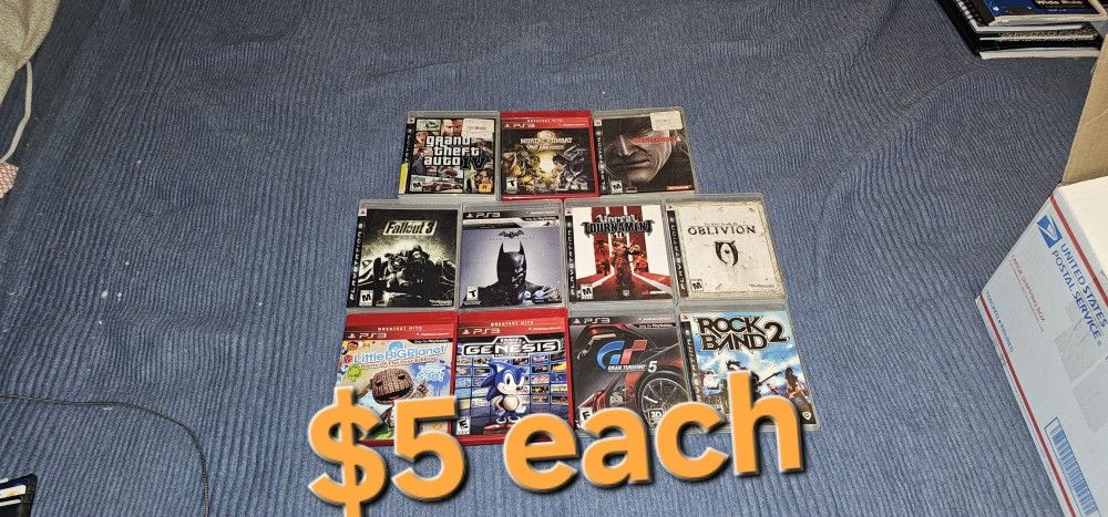 Playstation 3 Ps3 Games $5 Each π€