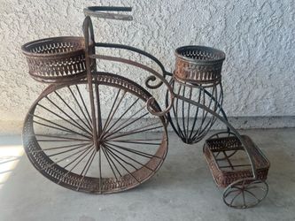 Vintage Bicycle iron planter