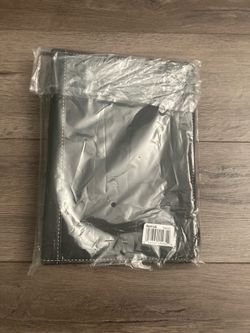 Samsill 15435C Black Office Planner Organizer with White Stitching MPN 15435C