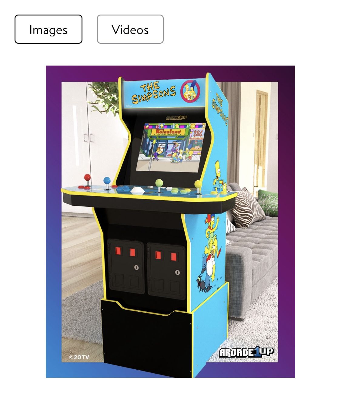 The Simpsons Arcade 1up