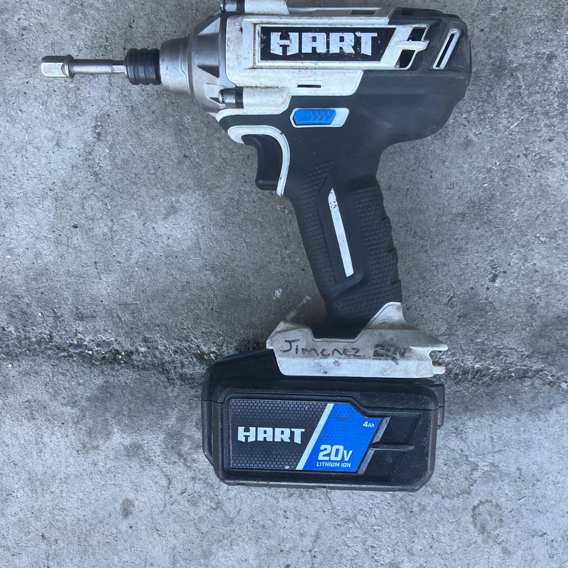 Hart 20v Cordless Impact 