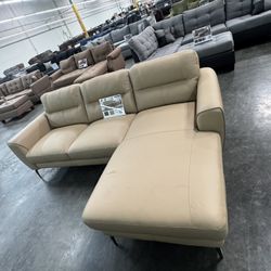 Real Leather Couch New In Box In Special 