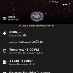 3 Tickets To Benson Boone Concert 9/30 At Crypto