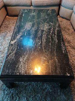 Marble coffee table