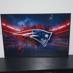 24x36 Framed NFL Wall Art