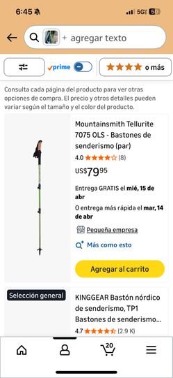 Bastones Par Senderismo