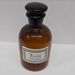 Amber Glass Apothecary Bottle with Stopper