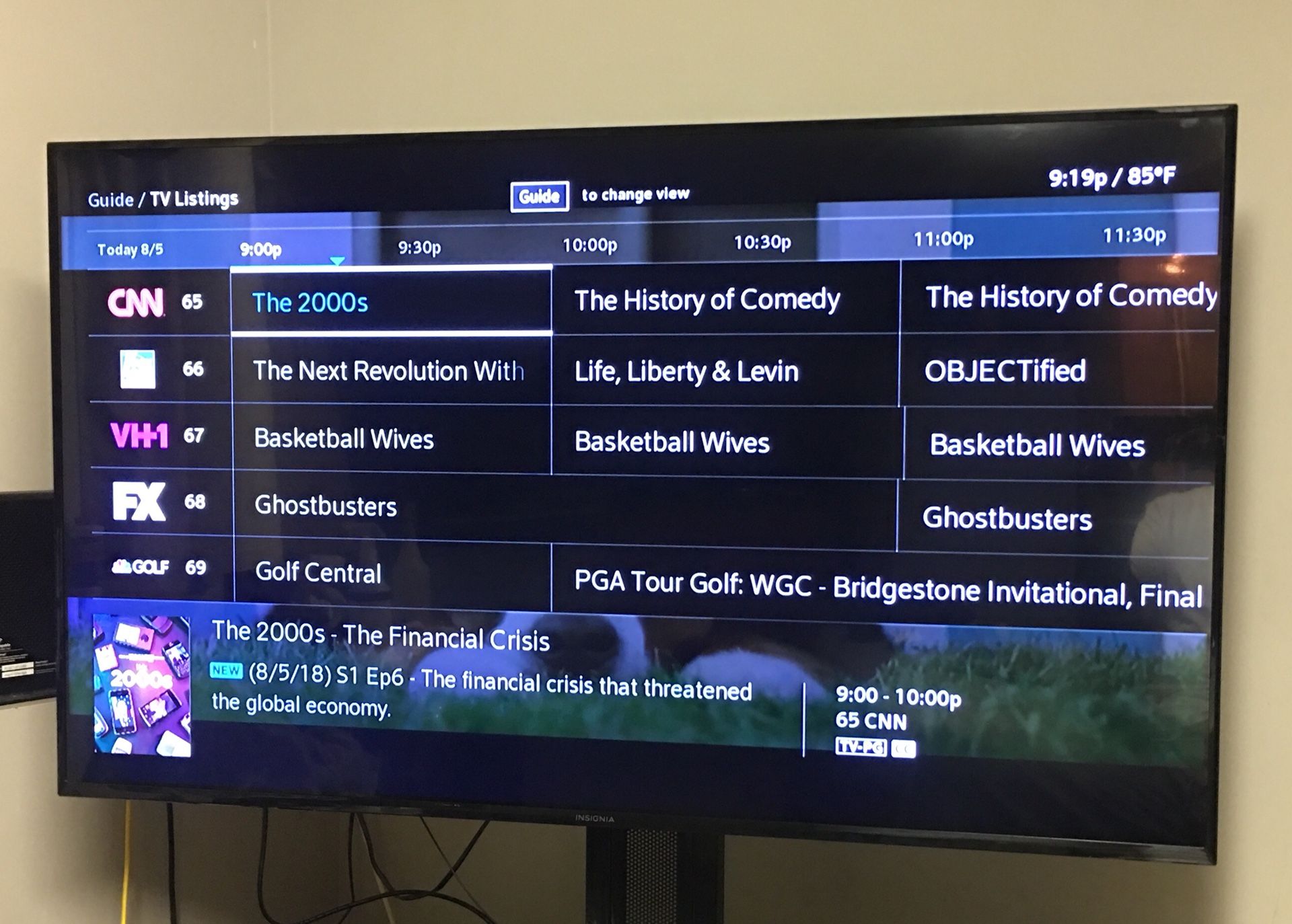 Insignia 55” HD Flat Screen Tv