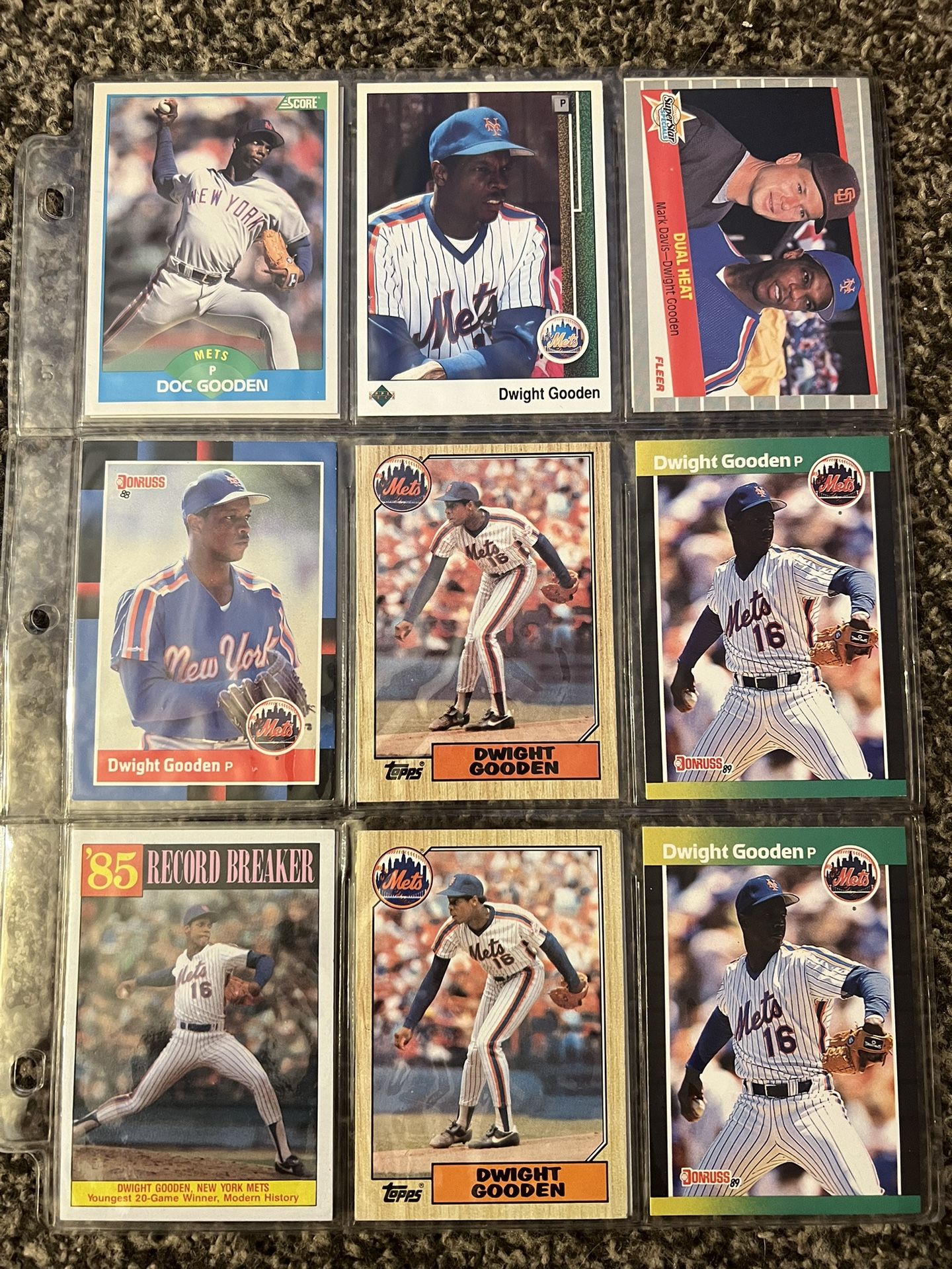 DWIGHT (DOC) GOODEN Baseball Cards (See Other Listings)