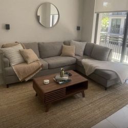 Grey couch With Sectional From Ashley furniture  