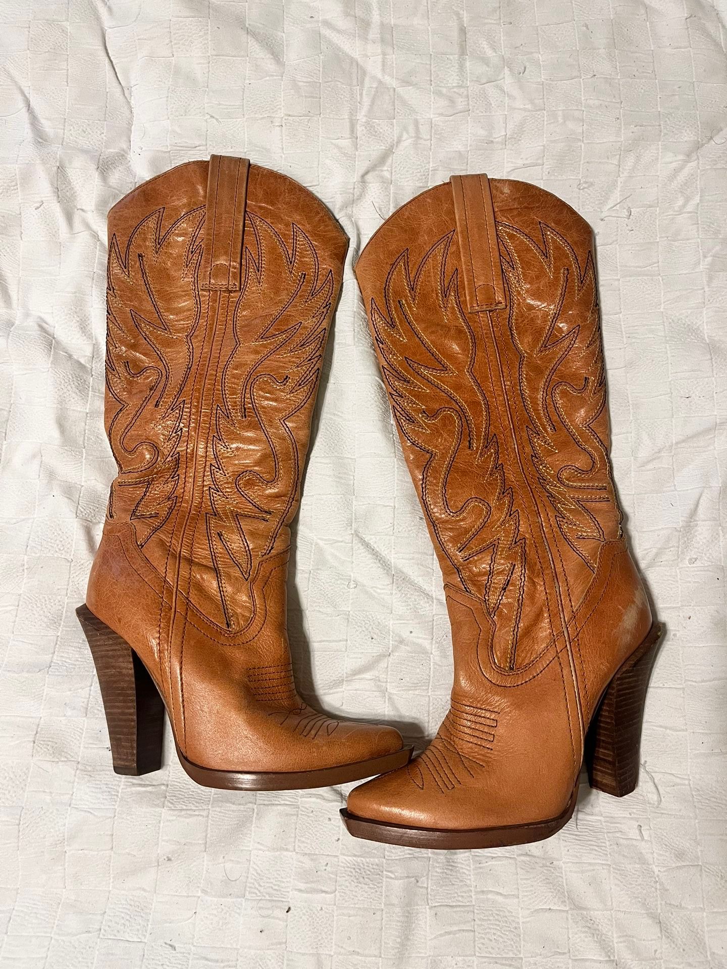 Cowboy Boots Leather 