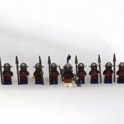 Lego Castle Lion Knights Army Lot Of 10x 10305
