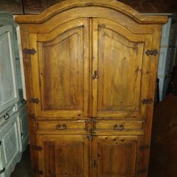 Handmade Mexican Rustic Armoire 