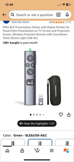 Norwii Professional Wireless Presenter